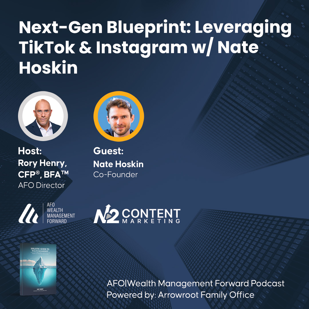 In this episode, Rory speaks with Nate Hoskin, a nationally recognized financial planner and social media thought leader who specializes in working with millennials and Gen Z. Discover how Nate's strategic use of platforms like TikTok, Instagram, and YouTube has catapulted his visibility, amassing over 226,000 followers. Learn about his approach to providing online educational content tailored to attract HENRYs (High Earners Not Yet Rich). Explore the techniques Nate employs to produce compelling short-form videos that not only gather views but also convert followers into clients. Are you curious about integrating social media into your business strategy? Wondering how to create content that resonates and drives engagement? Tune in to uncover these insights and more with social media financial advisor Nate Hoskin!In this episode, Rory speaks with Nate Hoskin, a nationally recognized financial planner and social media thought leader who specializes in working with millennials and Gen Z. Discover how Nate's strategic use of platforms like TikTok, Instagram, and YouTube has catapulted his visibility, amassing over 226,000 followers. Learn about his approach to providing online educational content tailored to attract HENRYs (High Earners Not Yet Rich). Explore the techniques Nate employs to produce compelling short-form videos that not only gather views but also convert followers into clients. Are you curious about integrating social media into your business strategy? Wondering how to create content that resonates and drives engagement? Tune in to uncover these insights and more with social media financial advisor Nate Hoskin!